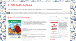 Desktop Screenshot of elmitodelosdeberes.com